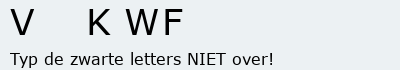 Bevestigingscode