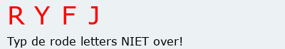 Bevestigingscode