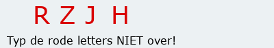 Bevestigingscode