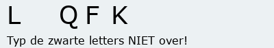 Bevestigingscode
