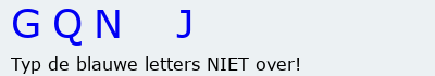 Bevestigingscode