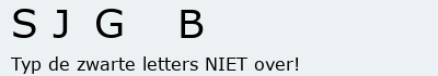 Bevestigingscode
