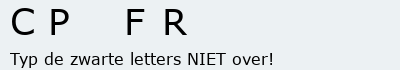 Bevestigingscode