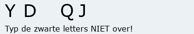 Bevestigingscode