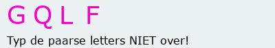 Bevestigingscode