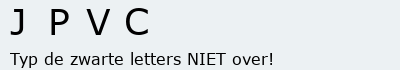 Bevestigingscode