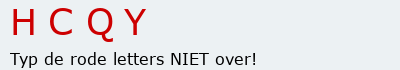 Bevestigingscode
