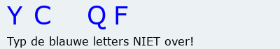 Bevestigingscode