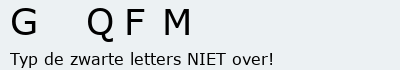 Bevestigingscode