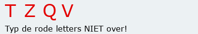 Bevestigingscode