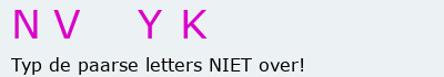 Bevestigingscode