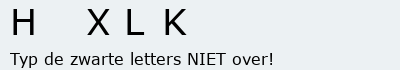 Bevestigingscode