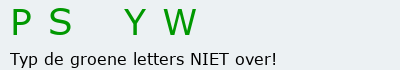 Bevestigingscode