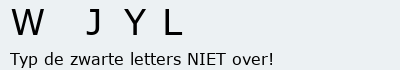 Bevestigingscode