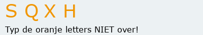 Bevestigingscode