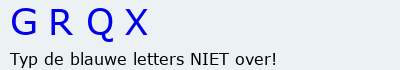 Bevestigingscode