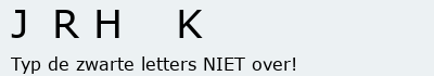 Bevestigingscode
