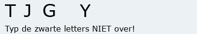 Bevestigingscode