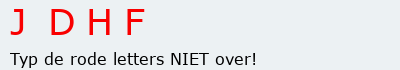 Bevestigingscode