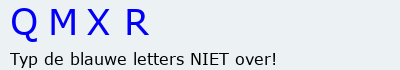 Bevestigingscode