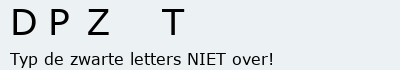 Bevestigingscode