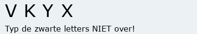 Bevestigingscode
