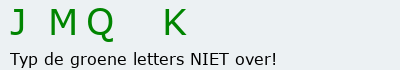 Bevestigingscode