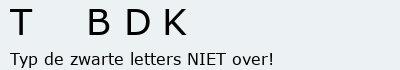 Bevestigingscode