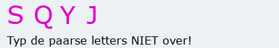 Bevestigingscode