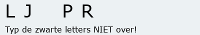 Bevestigingscode