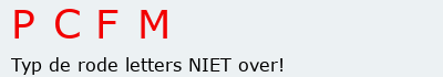 Bevestigingscode