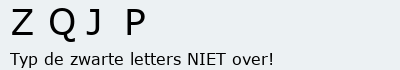 Bevestigingscode