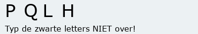 Bevestigingscode