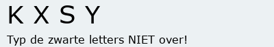 Bevestigingscode