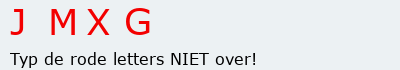 Bevestigingscode