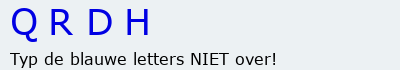 Bevestigingscode