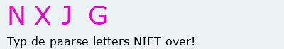 Bevestigingscode
