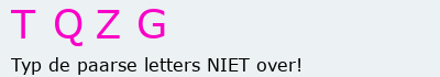 Bevestigingscode