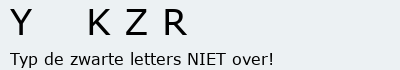 Bevestigingscode