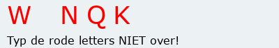Bevestigingscode