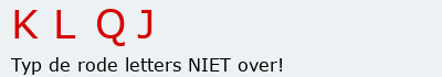 Bevestigingscode