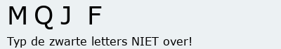 Bevestigingscode