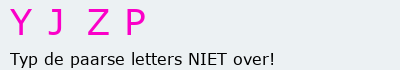 Bevestigingscode