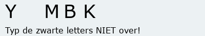 Bevestigingscode