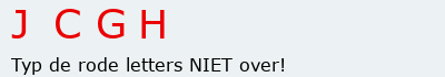 Bevestigingscode