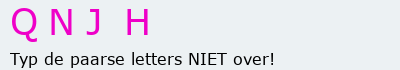Bevestigingscode