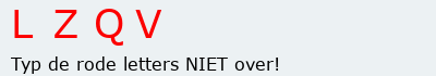 Bevestigingscode