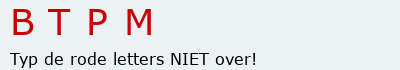 Bevestigingscode