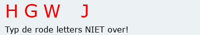 Bevestigingscode