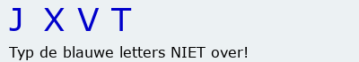 Bevestigingscode